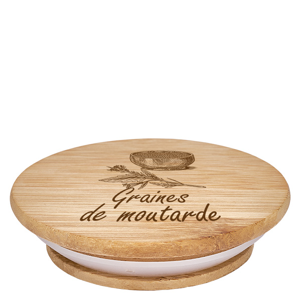 Cassetta in legno "Graines de moutarde" per WECK RR60