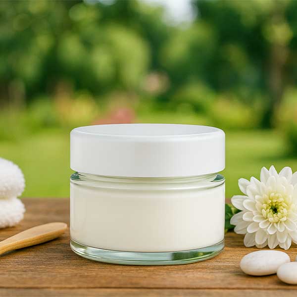 Barattolo rotondo da 80 ml con coperchio BasicSeal bianco profondo UNi...