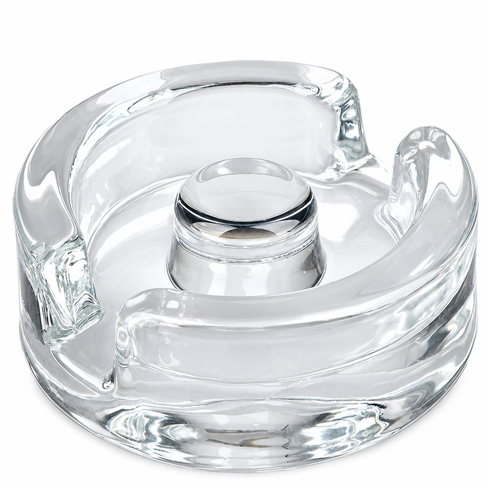 Pesi in vetro per fermentazione con manico set di 4 UNiTWIST Peso individuale per vasi da fermentazione UNiTWIST con manico ergonomico in vetro trasparente per vasi da conservazione