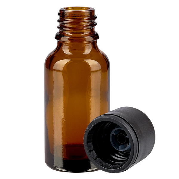 Bottiglia da 20ml 6mm SV nero STD BrownLine UT18/20