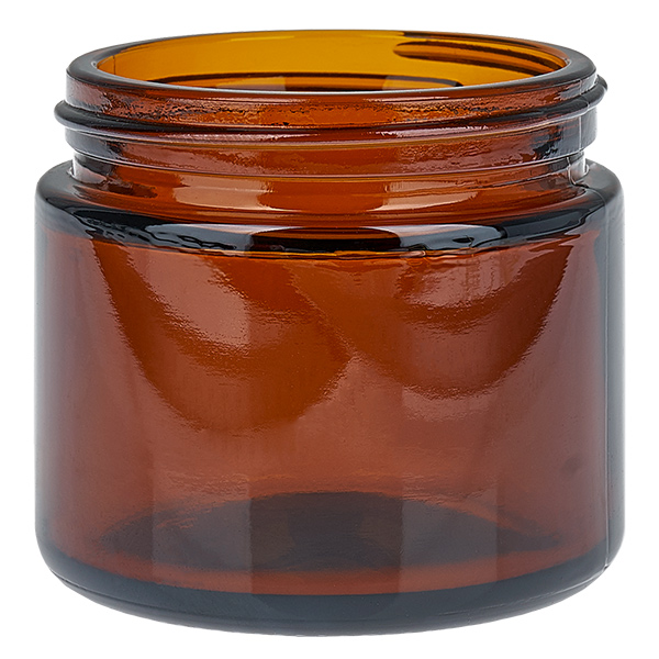 Barattolo di vetro da 60ml marrone con coperchio UNiTWIST Barattolo di vetro da 60ml marrone con coperchio UNiTWIST