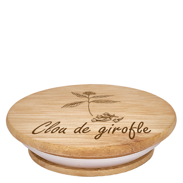Coppia in legno "clou de girofle" per WECK RR60