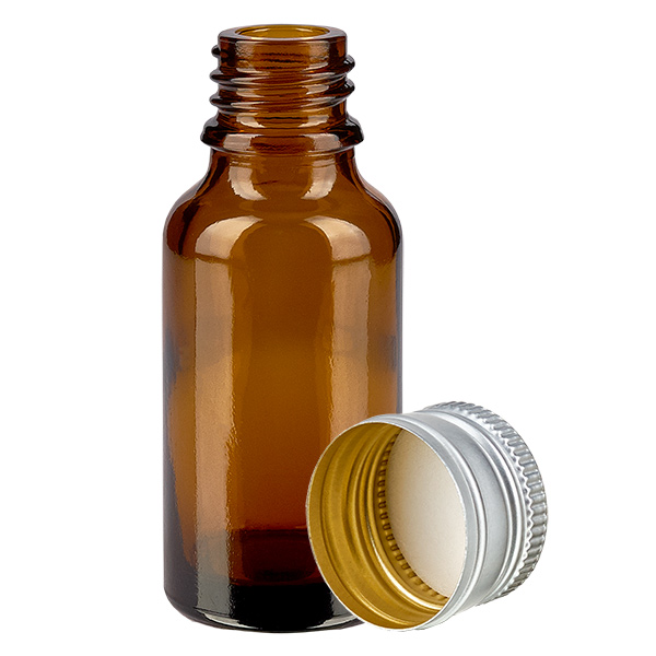 Bottiglia da 20ml 11mm SV Alu-Silb. STD BrownL. UT18/20