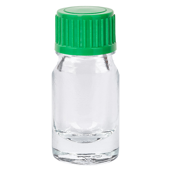 Flacone contagocce da 5 ml 0,8 mm verde STD ClearLine UT18/5
