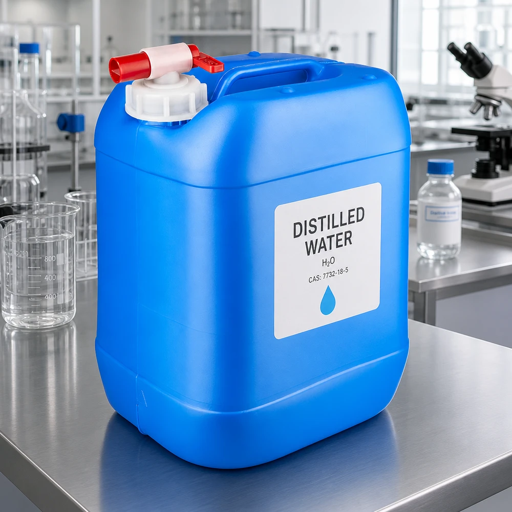 Tanica 20 litri blu con rubinetto di scarico Robusto contenitore da 20 litri di colore blu con pratico rubinetto per conservare i liquidi in tutta sicurezza