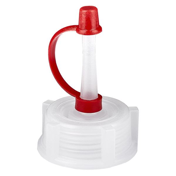 Tappo contagocce per bottiglie da laboratorio a collo stretto 250 e 500ml
