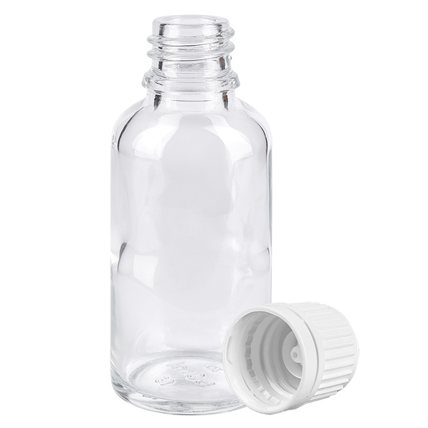 Bottiglia da 30ml 11mm SV bianco OV ClearLine UT18/30