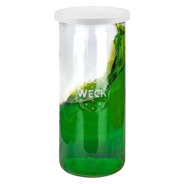 Set di 6 vasetti Weck da 1500 ml con coperchio a incastro Set di 6 vasetti Weck da 1500 ml con coperchio a incastro