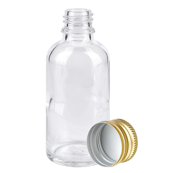 Flacone da 50ml 11mm SV Alu-Gold STD ClearL. UT18/50