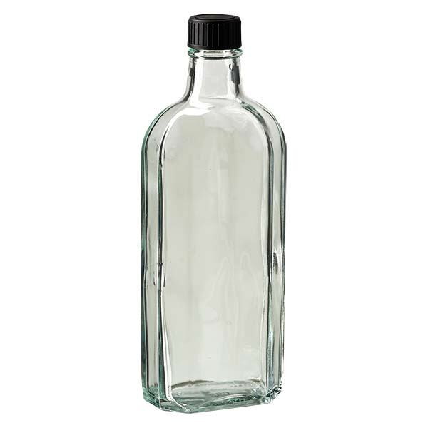 Tappo a vite trasparente Meplat da 250 ml con disco di tenuta in EPE Tappo a vite trasparente Meplat da 250 ml con disco di tenuta in EPE