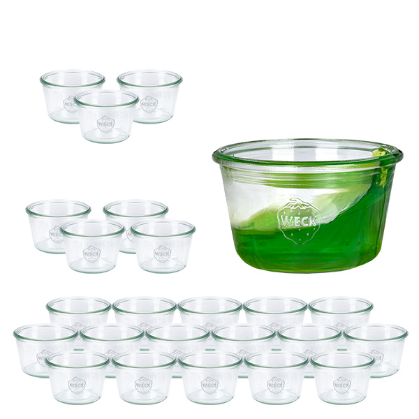 Set di 24 tumbler Weck da 370 ml Set di 24 tumbler Weck da 370 ml