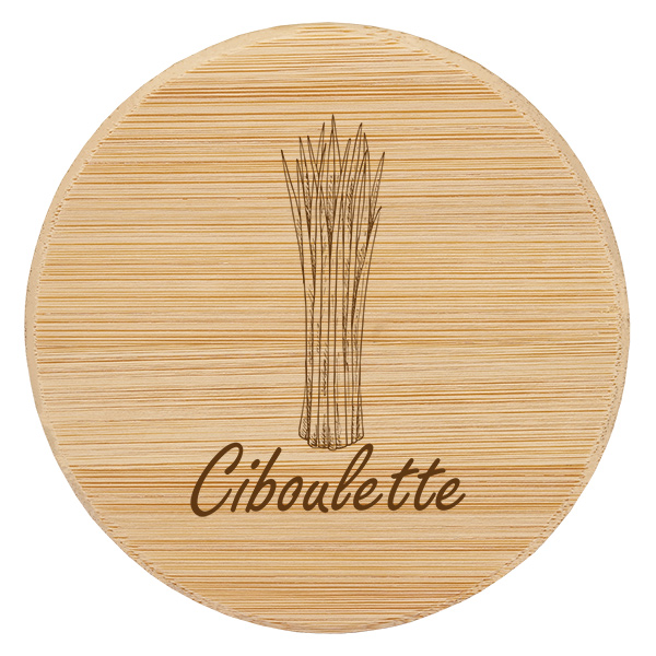 Bocchetta in legno "ciboulette" per WECK RR60