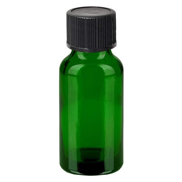 Flacone contagocce da 20 ml 1 mm nero STD GreenL. UT18/20