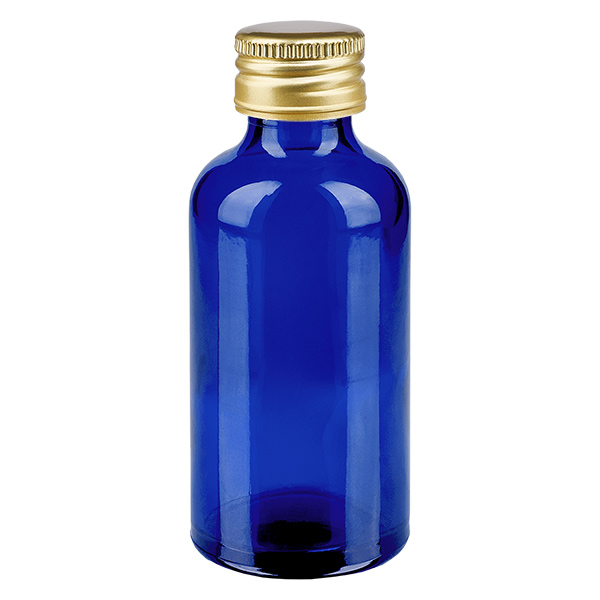 Flacone da 50ml 11mm SV alluminio oro STD BlueL. UT18/50