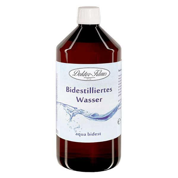 1 litro di acqua bidistillata Doctor Klaus 1 litro di acqua bidistillata Doctor Klaus