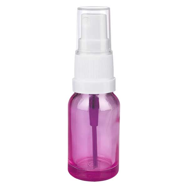 Flacone spray da 10 ml bianco/trasparente Standard PurpleLine UT18/10
