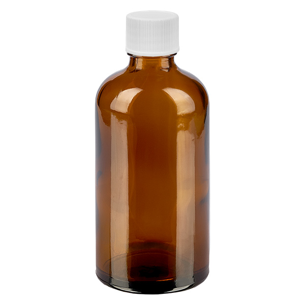 Bottiglia da 100ml 11mm SV bianco STD BrownLine UT18/100