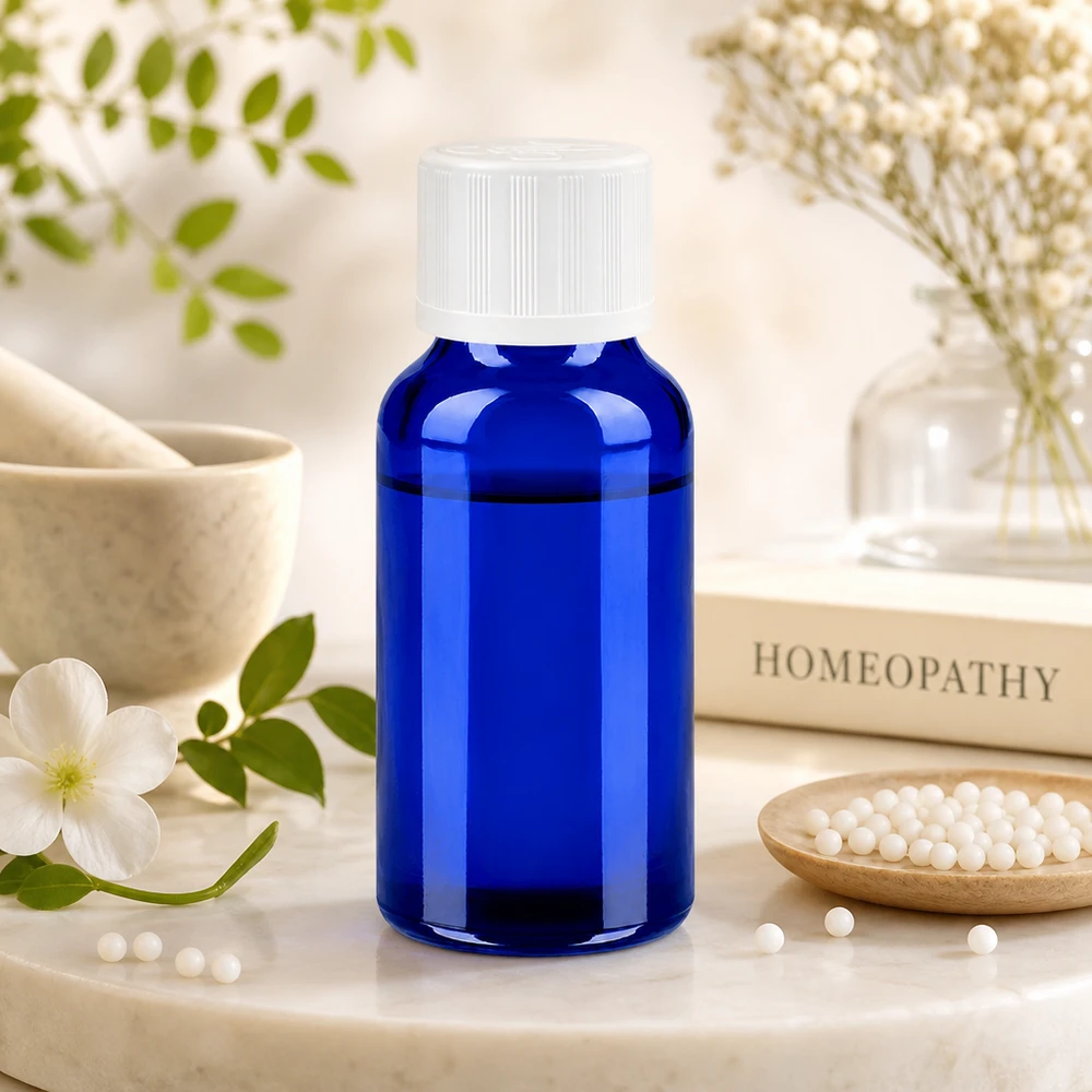 Bottiglia da 20ml 11mm SV w. STD KiSi BlueLine UT18/20 Flacone in vetro blu da 20 ml, di dimensioni ottimali per i viaggi e per le applicazioni mobili in movimento.