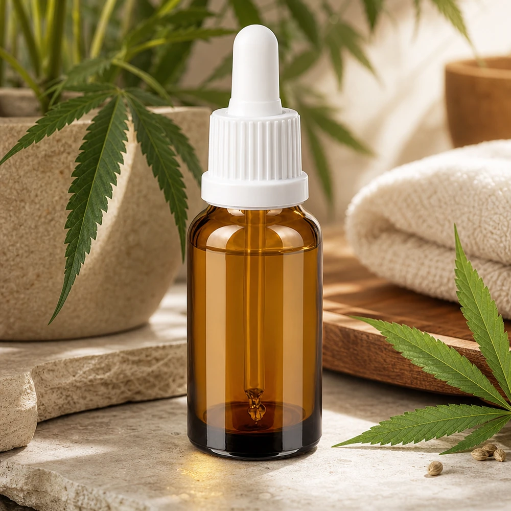 Flacone per pipette da 20 ml bianco OV BrownLine UT18/20 Flacone contagocce premium da 20 ml in robusto vetro ambrato con funzione di dosaggio preciso