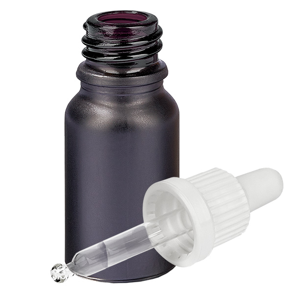 Flacone per pipette da 10 ml bianco OV BlackLine UT18/10