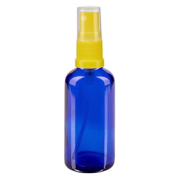 Flacone da 50ml blu STD giallo/trasparente apoGlas