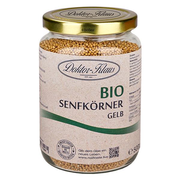 500 g di semi di senape biologica gialla Doktor-Klaus noWaste