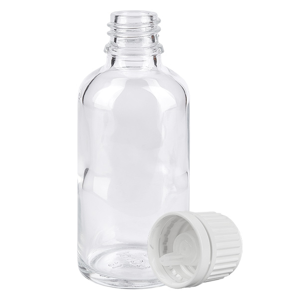 Flacone contagocce da 50 ml 0,7 mm bianco OV ClearLine UT18/50