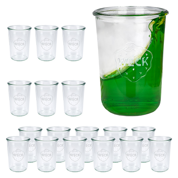 Set di 18 vasi Weck da 850ml, tumbler da 3/4L