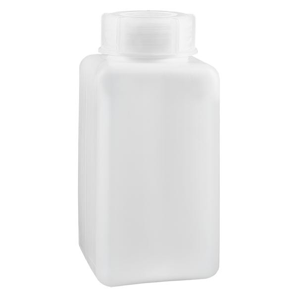 Bottiglia per prodotti chimici 1500ml, collo largo in PE-HD, colore naturale Bottiglia per prodotti chimici 1500ml, collo largo in PE-HD, colore naturale