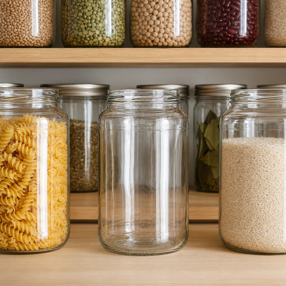 UNiTWIST Runda1700 - Barattolo capacità 1700ml TO100 UNiTWIST Runda1700 tumbler 1700ml TO100 scaffale dispensa pasta riso legumi stoccaggio organizzato