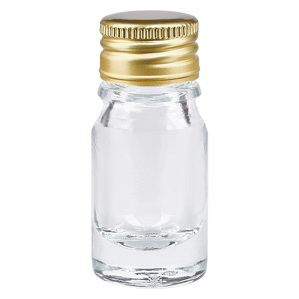 Flacone da 5ml 11mm SV alluminio oro STD ClearLine UT18/5