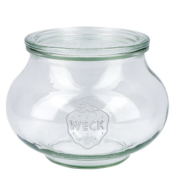Vaso per gioielli da 1062 ml con coperchio in vetro WECK RR100