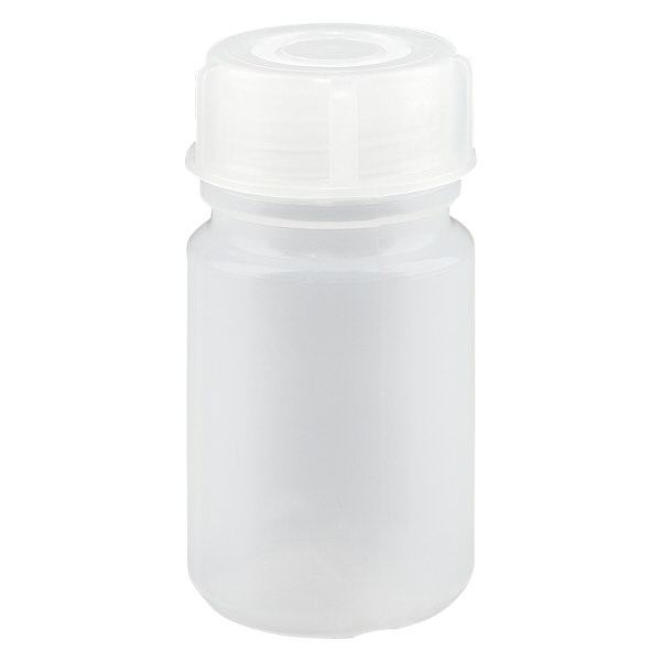 Bottiglia da laboratorio da 50ml a collo largo con tappo a vite Bottiglia da laboratorio da 50ml a collo largo con tappo a vite