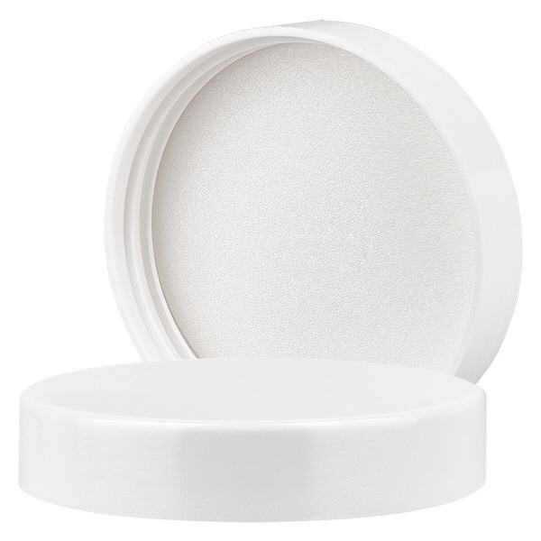 Tappo a vite in bachelite bianco, filettatura 51mm/R3 ApoGlas
