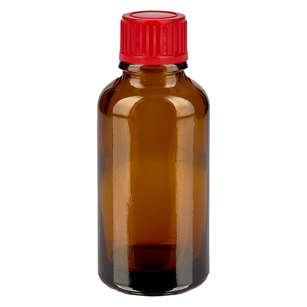 Bottiglia da 30ml 11mm SV rosso STD BrownLine UT18/30
