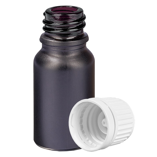 Bottiglia da 10ml 11mm SV bianco OV BlackLine UT18/10