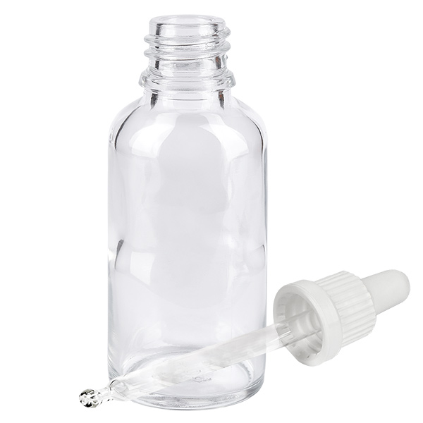 Flacone per pipette da 30 ml bianco OV ClearLine UT18/30 Flacone per pipette da 30 ml bianco OV ClearLine UT18/30
