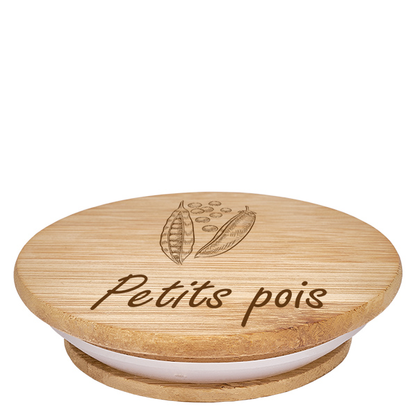 Coppia in legno "Petits pois" per WECK RR100