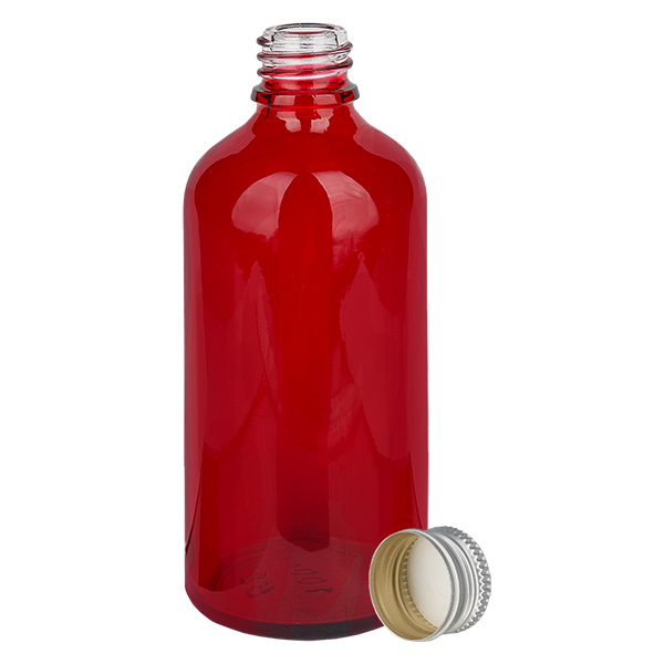Bottiglia da 100ml 11mm SV Alu-Silb. STD RedL. UT18/100