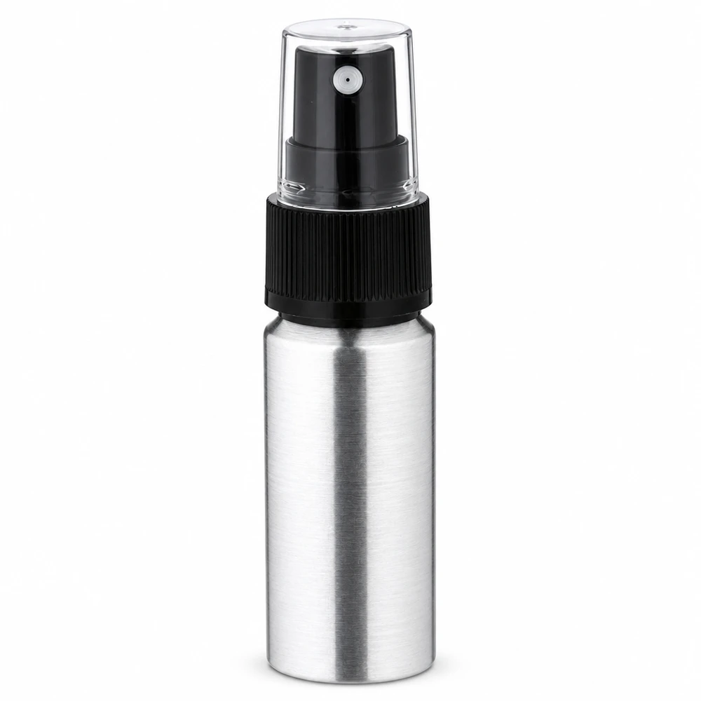 Flacone spray in alluminio da 20 ml - pratico formato da viaggio per essere utilizzato in viaggio