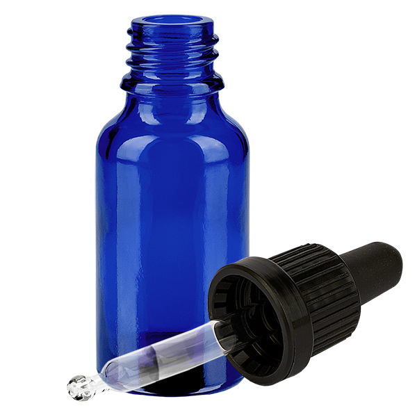 Flacone per pipette da 20 ml nero OV BlueLine UT18/20