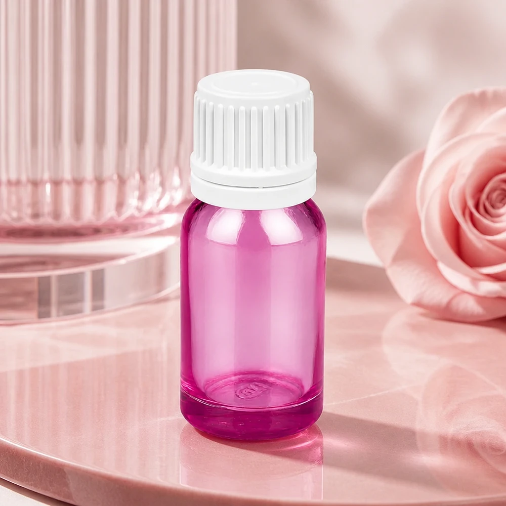 Pratico flacone dosatore PurpleLine da 10 ml in colore viola per aromaterapia e benessere