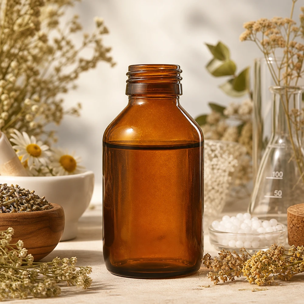 Flacone per medicinali da 100ml marrone, senza tappo PP28 ApoGlas Flacone da farmacia da 100 ml in vetro ambrato con filettatura PP28 per sostanze fotosensibili