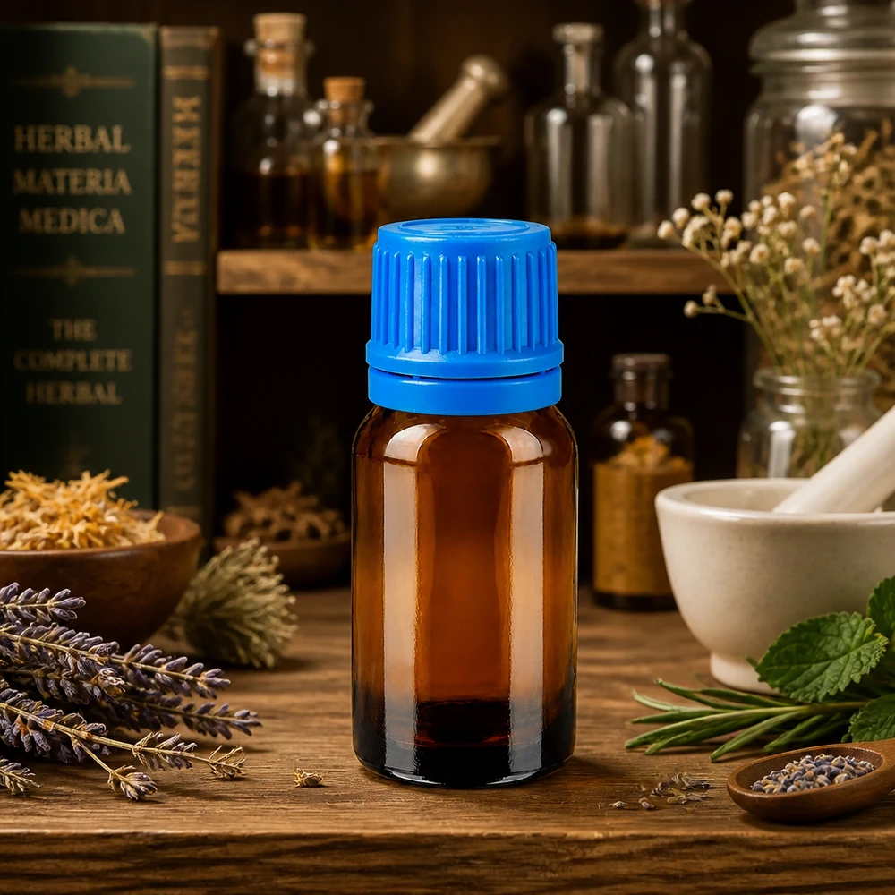 Bottiglia da 10ml 11mm SV blu OV BrownLine UT18/10 Flacone in vetro da 10 ml protetto dalla luce con tappo a vite blu per la conservazione a lungo termine