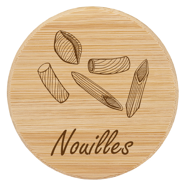 Coppia in legno "Nouilles" per WECK RR100