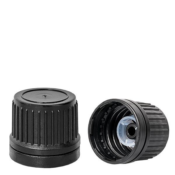 Tappo antigoccia nero (DIN18, UT18) 8mm GieR.. OV.