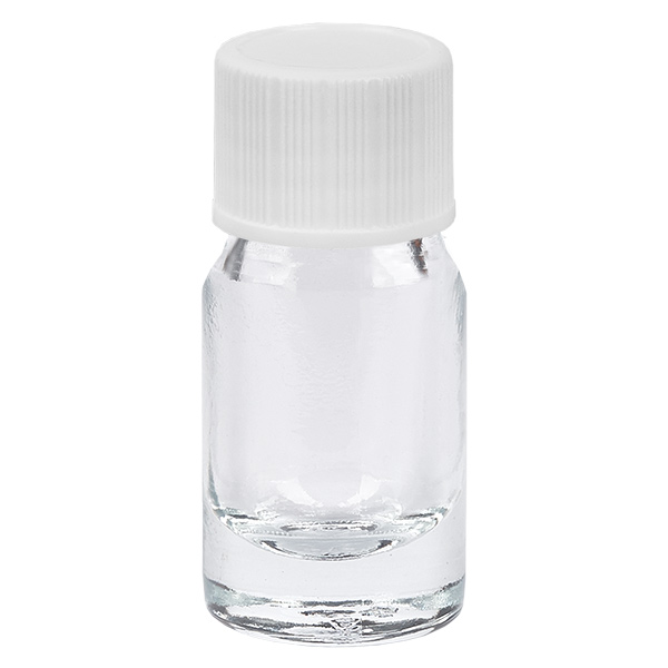 Bottiglia da 5ml 11mm SV bianco STD ClearLine UT18/5 Bottiglia da 5ml 11mm SV bianco STD ClearLine UT18/5