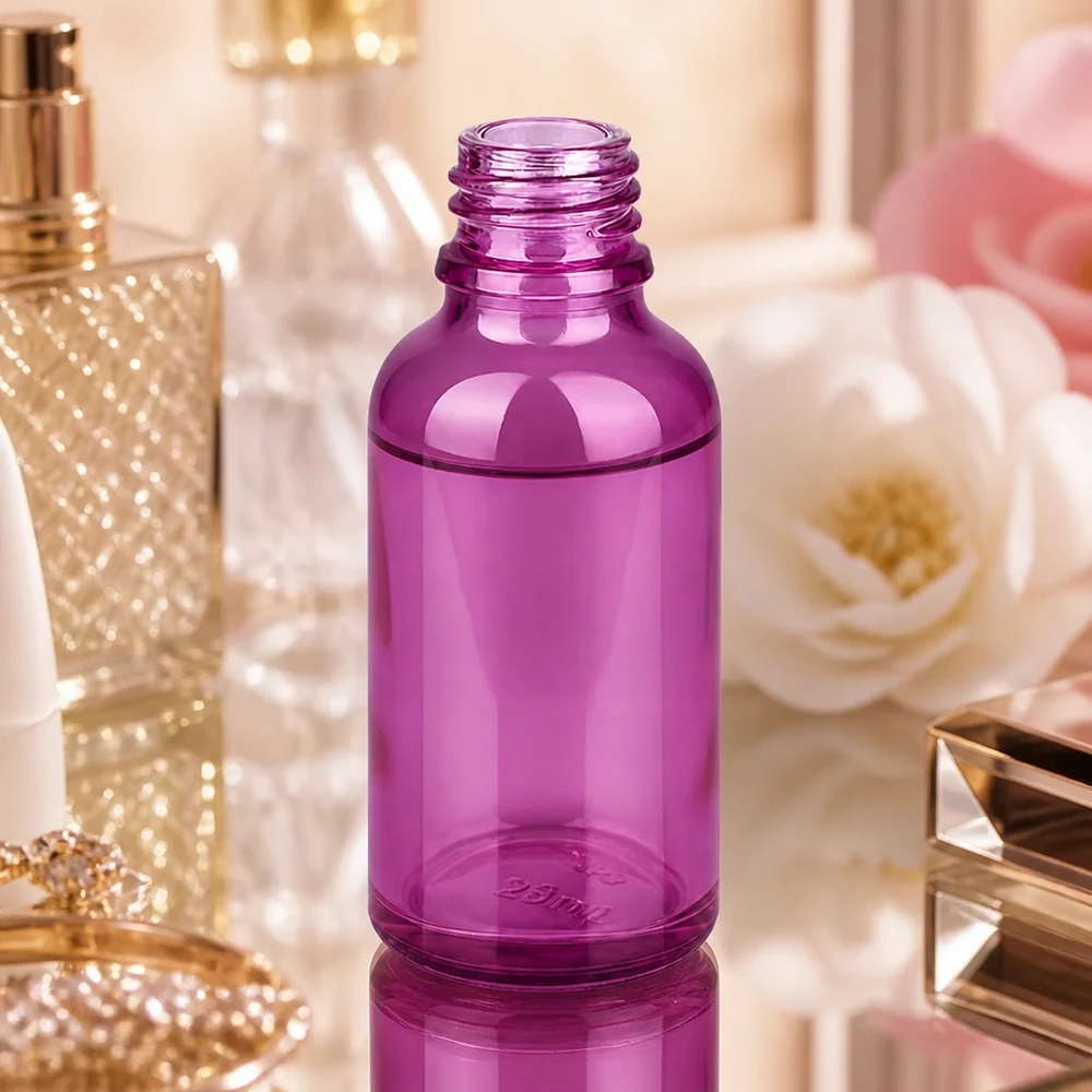 Flacone da 30 ml per farmacia PurpleLine UT18/30 UNiTWIST PurpleLine Barattolo per farmacia da 30 ml in viola - perfetto per pipette e tappi contagocce