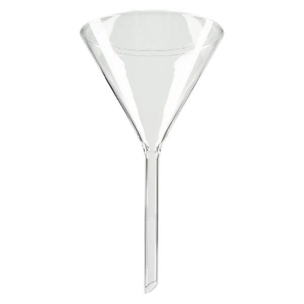 Imbuto Ø 85mm in borosilicato angolo 60 corto