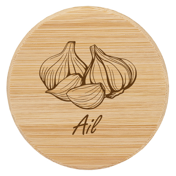 Coppia in legno "Ail" per WECK RR60 Coppia in legno "Ail" per WECK RR60